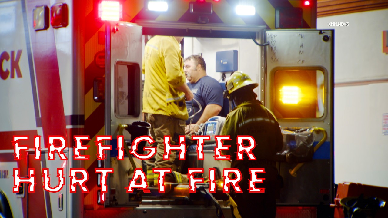 Firefighter Hurt, Flames Rage From Abandoned Restaurant - YouTube