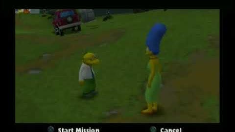The Simpsons: Hit & Run (PS2): Marge Simpson- Return Of The Nearly Dead (Game Walkthrough)