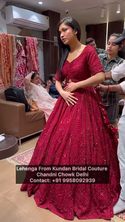 Premium Monochrome Lehenga Choli😍Shopping in Chandni Chowk#shorts #lehenga #shadi #bridetobe