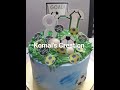 Football theme cake #Komal's Creation #cakedecorating #football theme #cakedesign #shortvideo