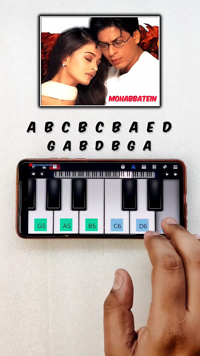 Mohabbatein | Easy Piano Tutorial With Notes