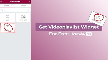 Video playlist ELEMENT For free | Elementor pro Feature | Video playlist widget