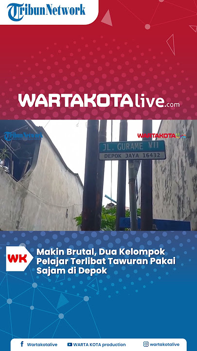 Makin Brutal, Dua Kelompok Pelajar Terlibat Tawuran Pakai Sajam di Depok