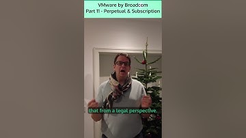 VMware by Broadcom - Part 11 - Perpetual vs. Subscription