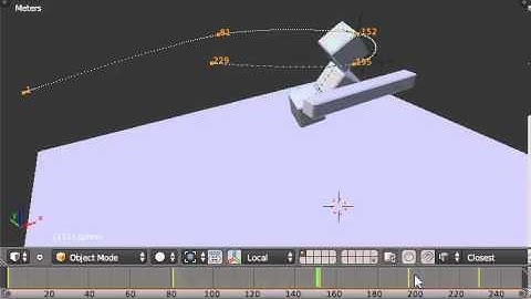 Blender 2.66: Rigid Body Simulation : Test #3