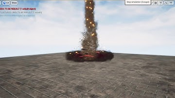 Tornado Unreal Engine VFX work
