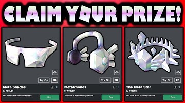 GETTING THE Meta Shades! ROBLOX READY PLAYER TWO EVENT!