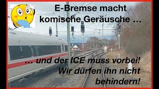 Defekte EBremse und der ICE muss vorbei... @LOKlife_To_Ca