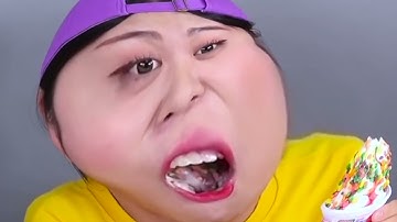 ASMR Mukbang Rope Jelly Nerds Candy 로프 젤리 너드 캔디 먹방 [ DONA 도나 PARODY TV ]