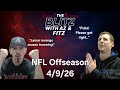 Hurtz calcifies Eagles offense | Puka enters rehab | Lamar reports in | Blitz: 4/9 #nfl #nflpodcast