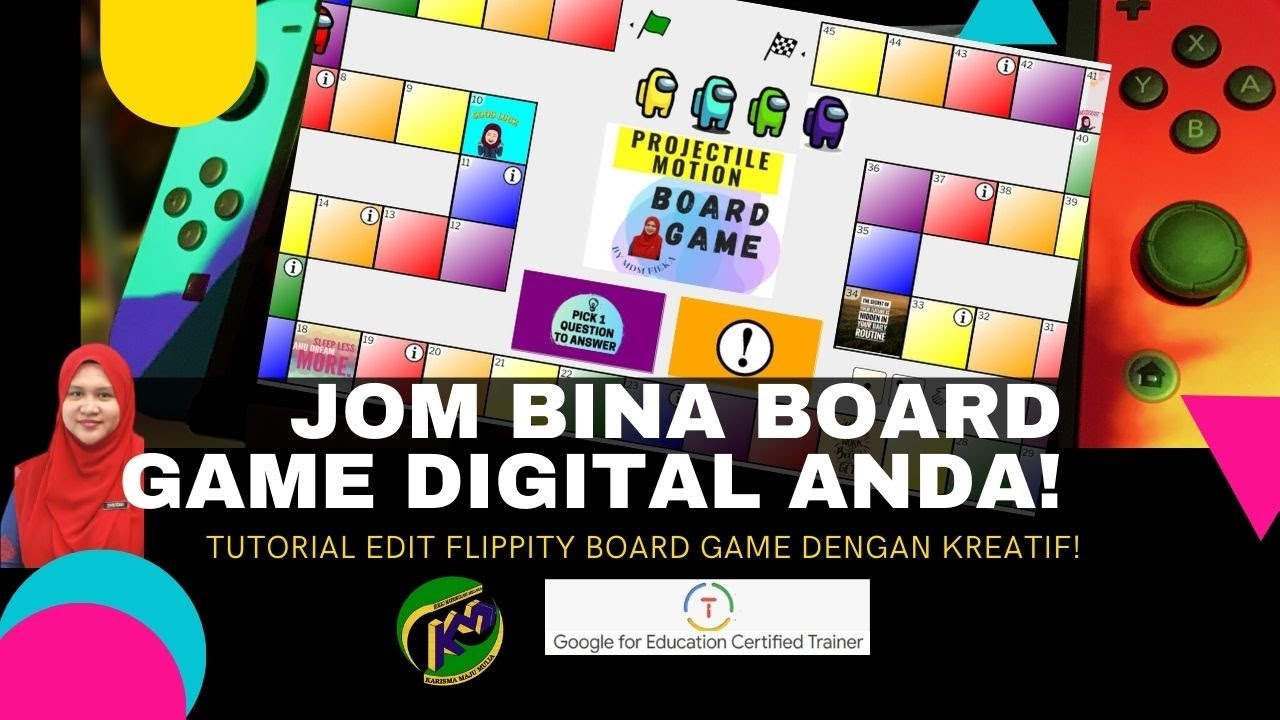 BINA PAPAN PERMAINAN DIGITAL DENGAN KREATIF! Tutorial mudah cara edit