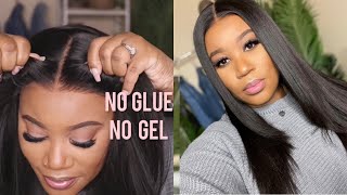 No Glue, Bleach Needed I Natural Layered Yaki Lace Front Wig I RPGSHOW
