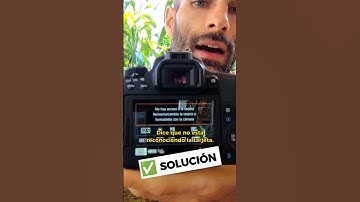 Solución ERROR de tarjeta SD en cámara... "No hay acceso a la tarjeta"