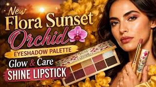 New!Gucci Beauty Flora Sunset Orchid Eyeshadow Palette Glow & Care Shine Lipstick|New Makeup 2026
