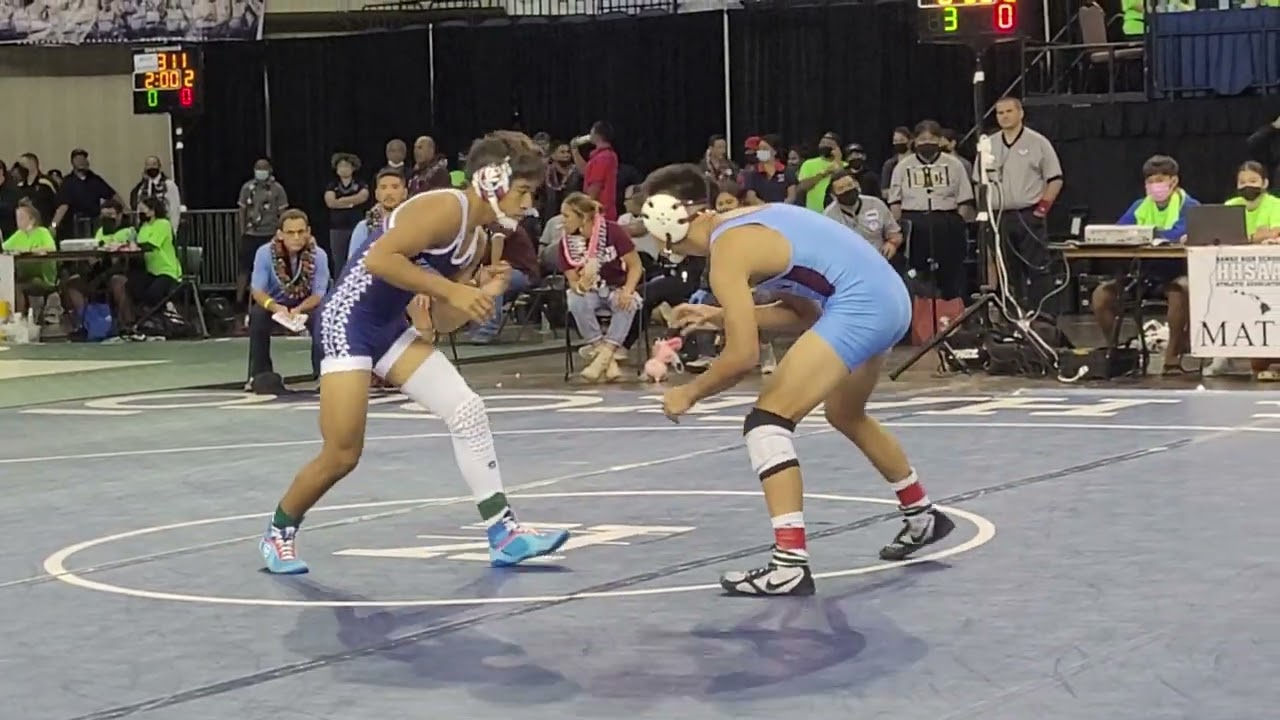 126: Mikah Labuanan (KS-Hawaii) vs. Tobey Ravida (Baldwin), STATE FINAL (3-5-2022)