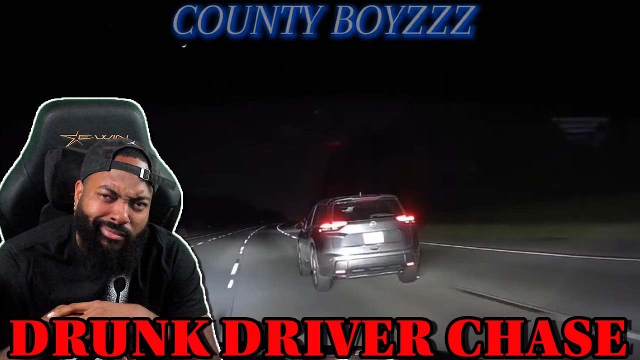 DRUNK DRIVER TAKES THE POLICE ON A INTENSE CHASE (REACTION) - YouTube
