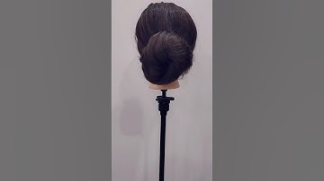 unique low down bun hairstyle #hair #shorts #youtubeshorts #shortsfeed #ytshorts #viral #reel #video