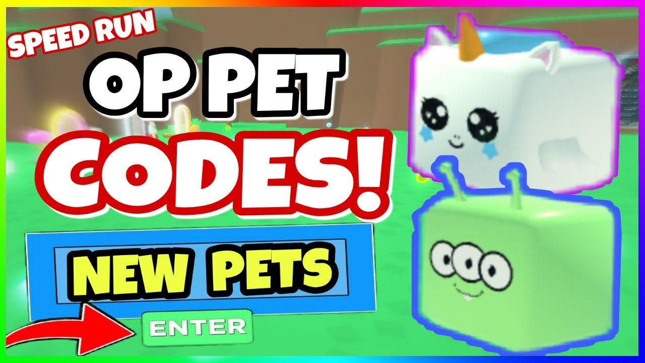 new-op-codes-in-speed-run-simulator-new-pets-update-roblox-youtube