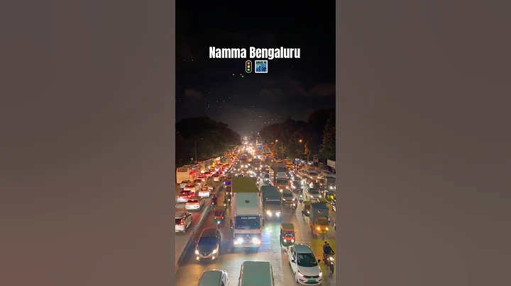 Silicon Valley of India but stuck in traffic ⏳ #bangalore #shorts #trending