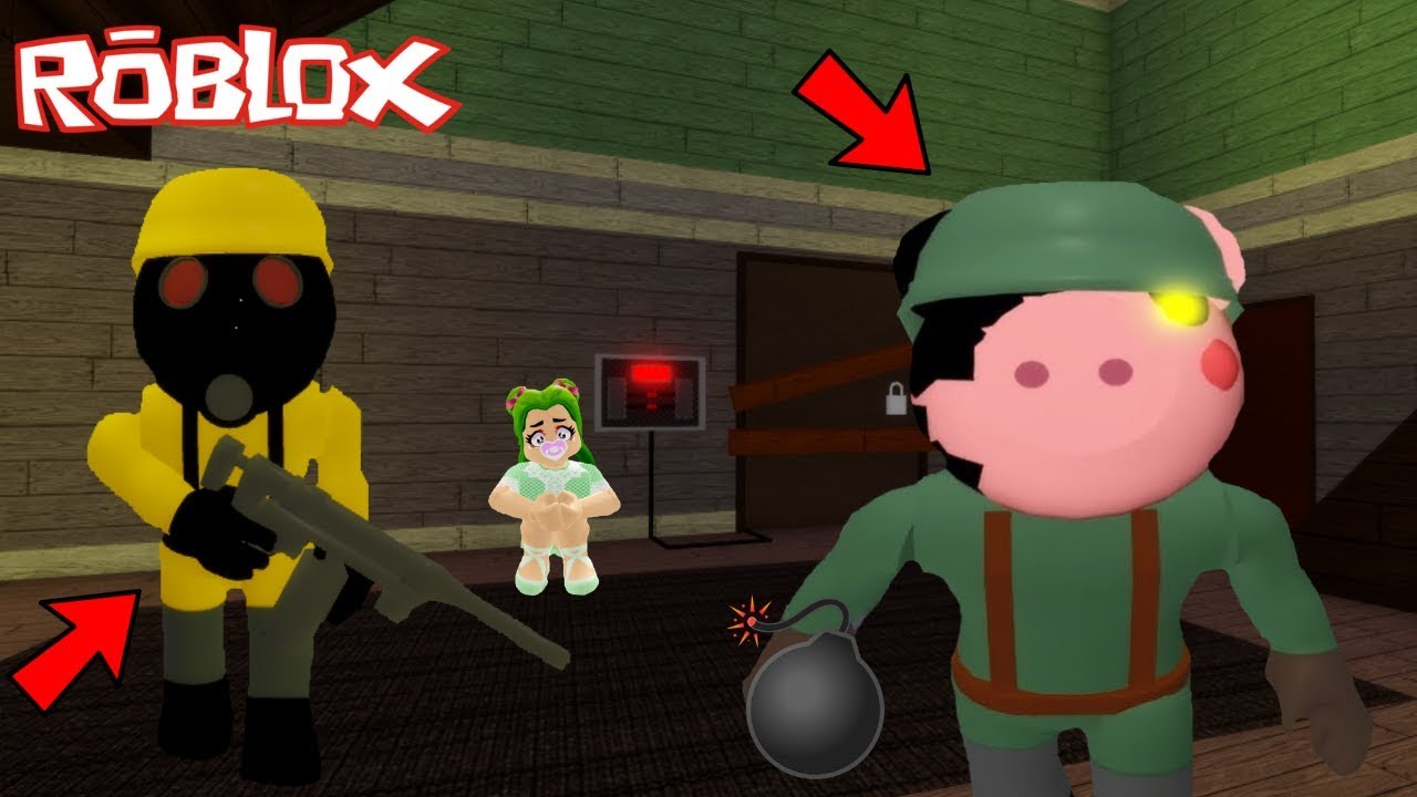 Usamos Las Nuevas Skins Del Capitulo 11 En Piggy Roblox Soldado - imagenes de todas las skins de piggy roblox