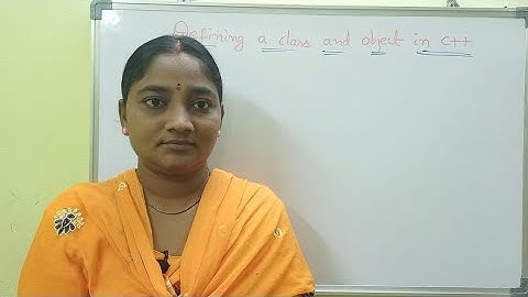 CPP || Defining a Class and Object in C++ || CPP Both in Telugu and English || Telugu Scit Tutorial