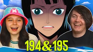 GOODBYE SKYPIEA! 👒 One Piece Ep 194 \& 195 REACTION \& REVIEW