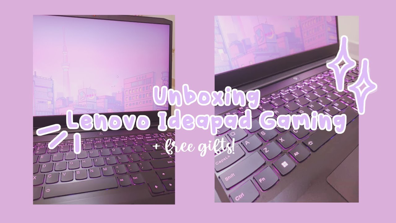 ੈ ‧₊˚ Unboxing my new laptop! | Lenovo Ideapad Gaming 3 asmr .* - YouTube