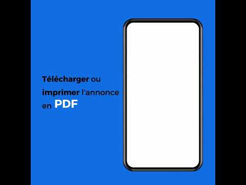 Téléchargez votre anonce en pdf