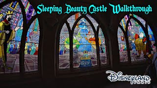 Sleeping Beauty Castle Walkthrough with Dragon 4K Disneyland Paris 2023 08 17
