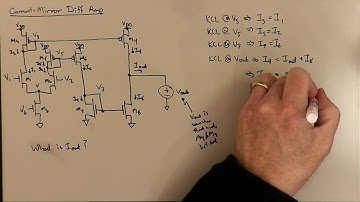 Current-Mirror Differential Amplifier Operation and Common-Mode Gain