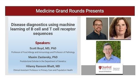 "Disease diagnostics using machine learning of B cell and T cell receptor sequences" | 30 April 2025