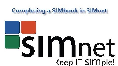 Completing a SIMbook in SIMnet