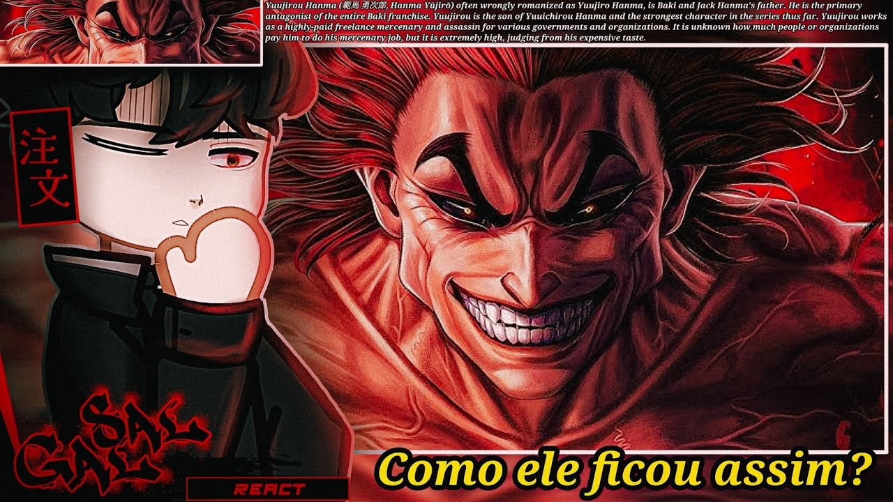 🇧🇷Omniscient Reader Viewpoint React ( Demon Back | Baki| Yujiro Hanma | ‎‎‎‎@AniRap )