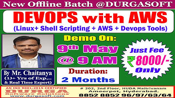 DEVOPS with AWS Offline Training @ DURGASOFT