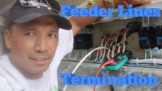 Termination Of Feeder Lines For Commercial Project