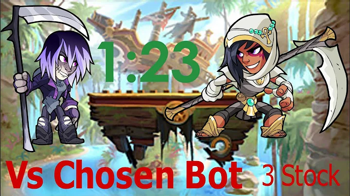 Brawlhalla Chosen Bot 3-stock at 1:23 I might be WORLD RECORD