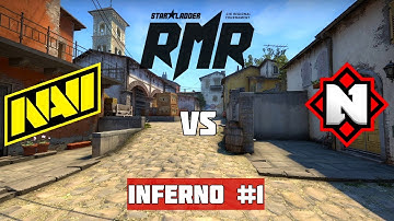 ГРУППА А. NAVI vs NEMIGA. Map-1 Inferno. StarLadder CIS RMR 2021