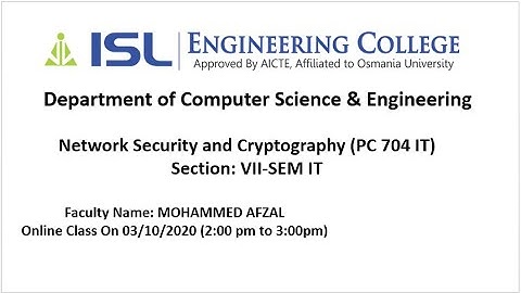 NSC Key Range & Key Size Lecture 10