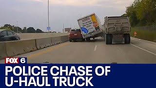 Glendale police chase of UHaul truck | FOX6 News Milwaukee