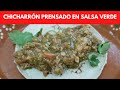 Los tacos más ricos de Chicharrón prensado en salsa verde.-  RecetasdeLuzMa