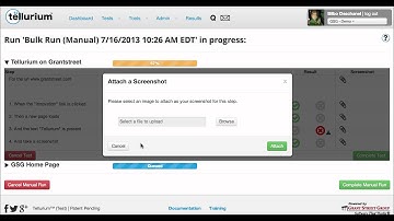 Tellurium Training - Manual Test Runs