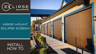 Eclipse E-Zip Screen | Inside Mount Installation | Eclipse Shading