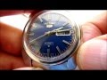 Seiko 5 Movement 6119 vintage wristwatch