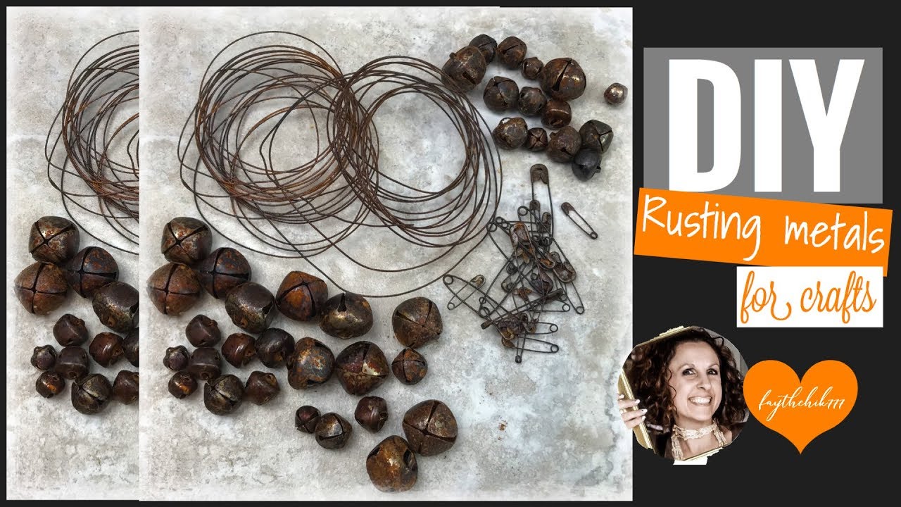 DIY, How to Rust Metals for Crafts, Rusting Metals