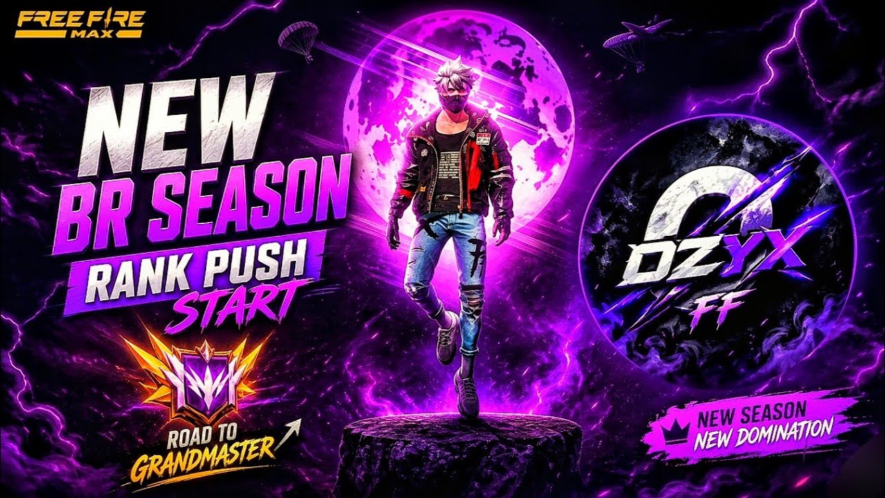 NEW BR SEASON 🔥 RANK PUSH LIVE 😈 | ROAD TO GRANDMASTER 🚀 - YouTube