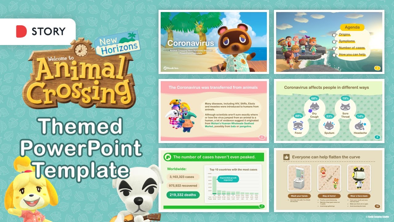 Designing an Animal Crossing Themed PowerPoint About the Coronavirus -  YouTube