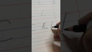 Pre Primary English Writing Lesson 35 ( Capital cursive C & S)