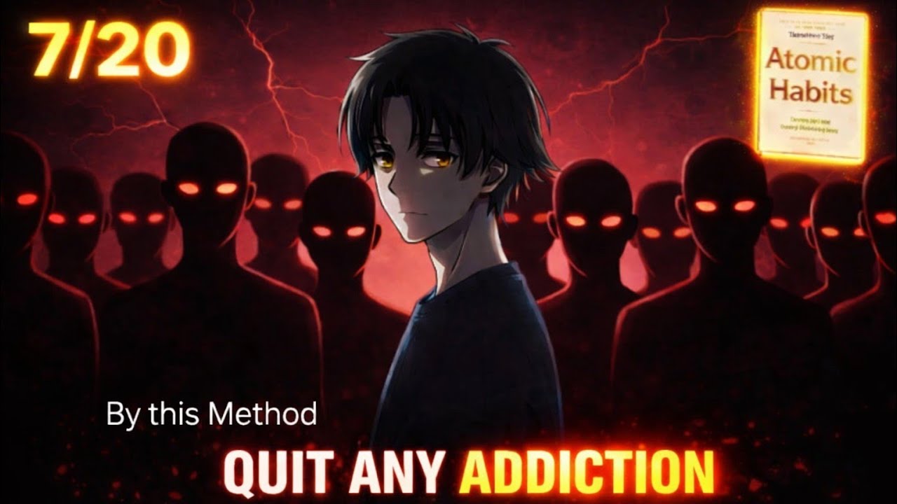 Greatest way to quit any types of addiction🚬|  Atomic habit chapter 7 Explained by Yadav Brothersss