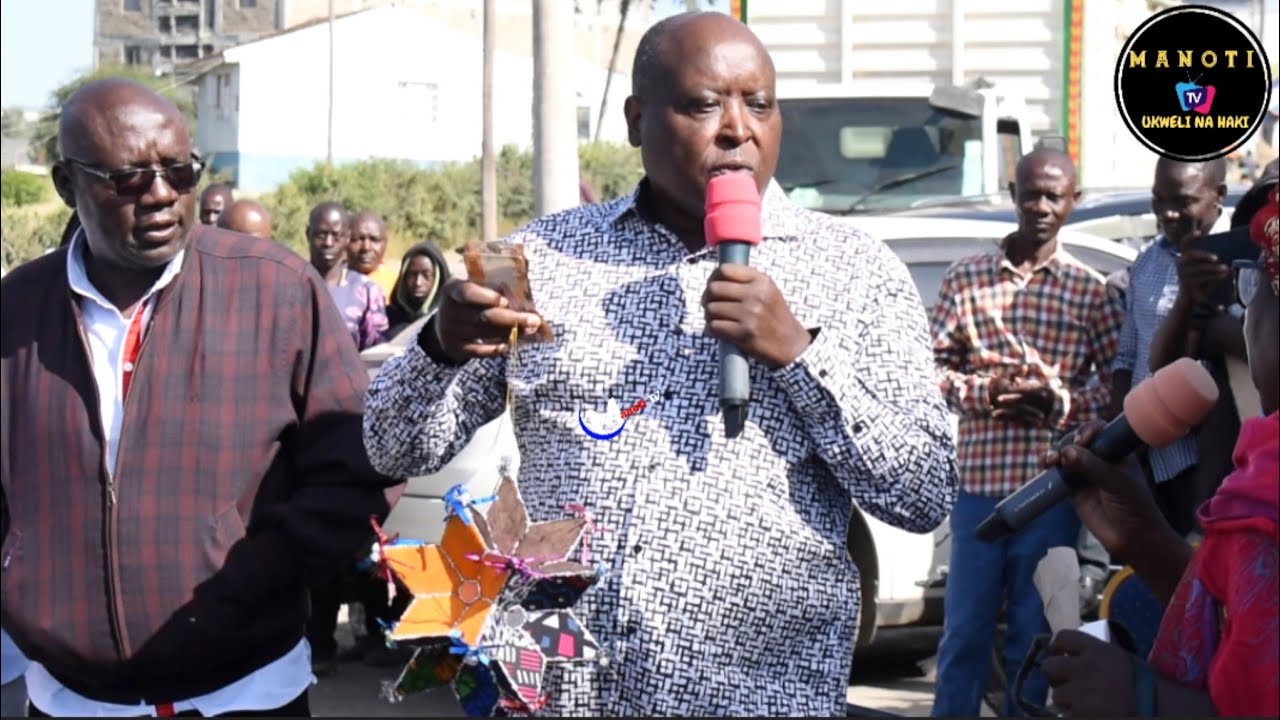 Watch happy parents/students heaping praises & rewarding MP Arama Kipkazi for good work in NTW