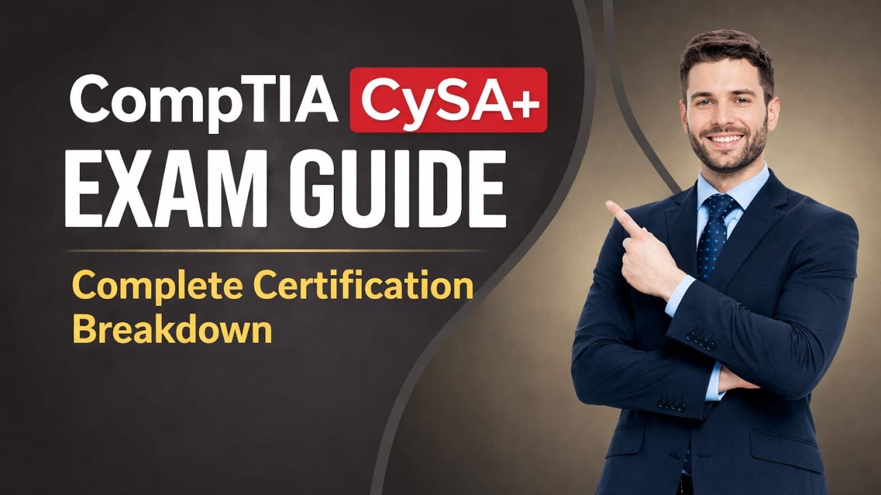 CompTIA CySA+ Exam Prep Guide (Complete Certification Breakdown) - YouTube